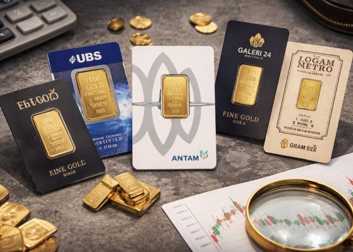 Harga Emas Hari Ini Kompak Turun, Antam hingga UBS Alami Pelemahan