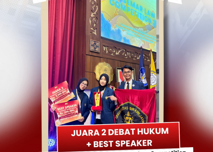 Mahasiswa FH UB Raih Juara 2 dan Best Speaker pada Semar Law Competition 2026