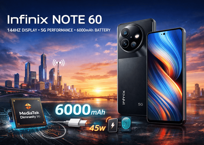 Infinix Note 60 Resmi Hadir di Indonesia, Bawa Layar 144Hz dan Performa 5G di Kelas Menengah