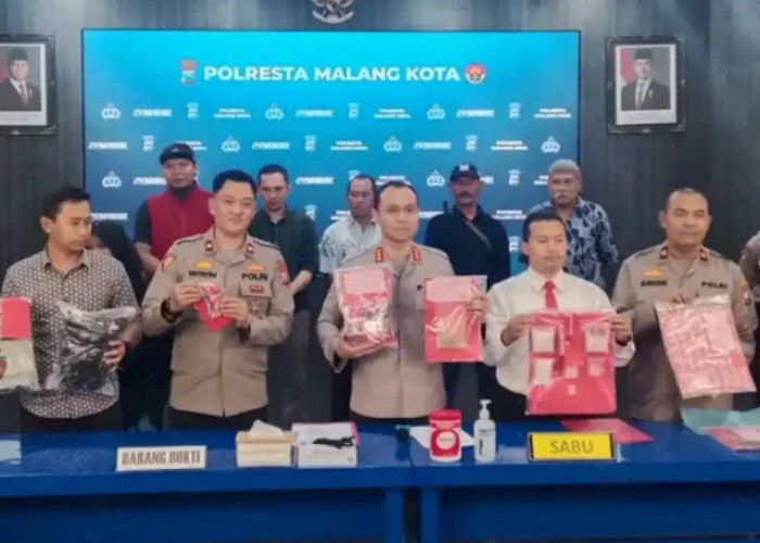 19 Kasus Narkoba Terungkap di Kota Malang, Polisi Sita 1,3 Kg Sabu
