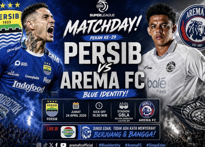Matchday! Arema FC Tantang Persib di GBLA, Singo Edan Bidik Curi Poin di Kandang Maung Bandung
