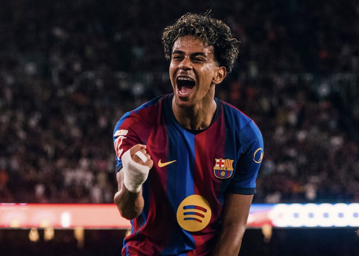 Rekor Mbappe Tumbang! Lamine Yamal Antar Barcelona Hancurkan Feyenoord 5-1