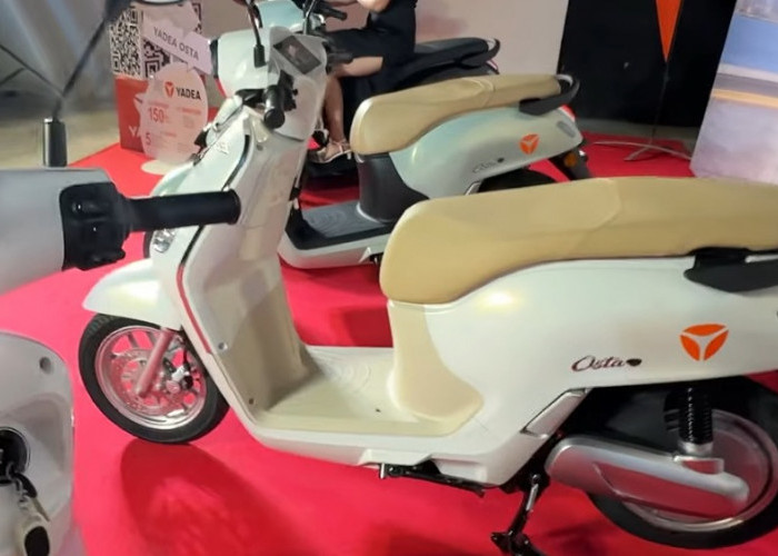 Yadea Osta Tawarkan Desain Modern dengan Lampu Proyektor LED, Simak Detail Spesifikasinya