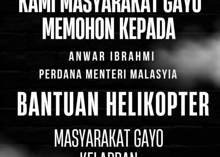 Sudah 5 Hari Kelaparan, Warga Gayo Lues Aceh Minta Bantuan PM Malaysia