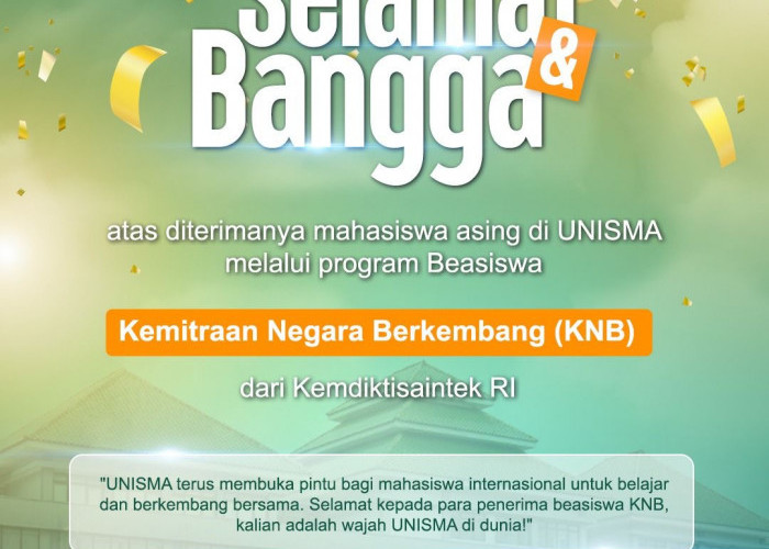 UNISMA Terima Mahasiswa Asing Penerima Beasiswa KNB 2026