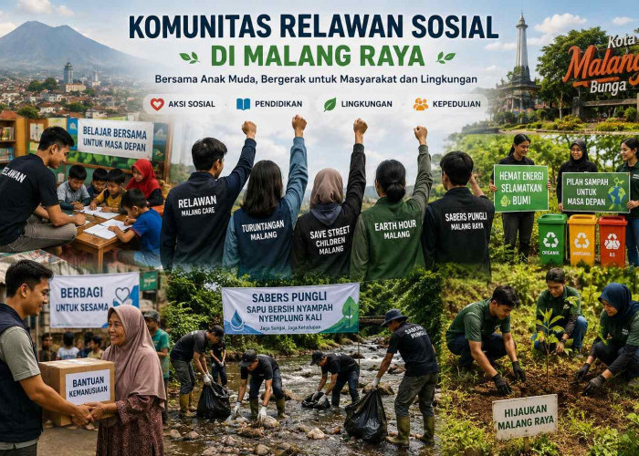 5 Komunitas Relawan di Malang untuk Anak Muda, Ada Aksi Sosial hingga Bersih Sungai