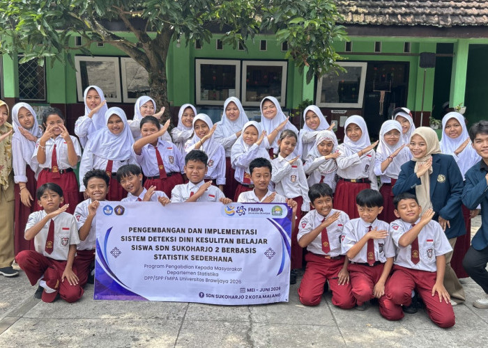 Tim Statistika UB Kembangkan Sistem Deteksi Dini Kesulitan Belajar