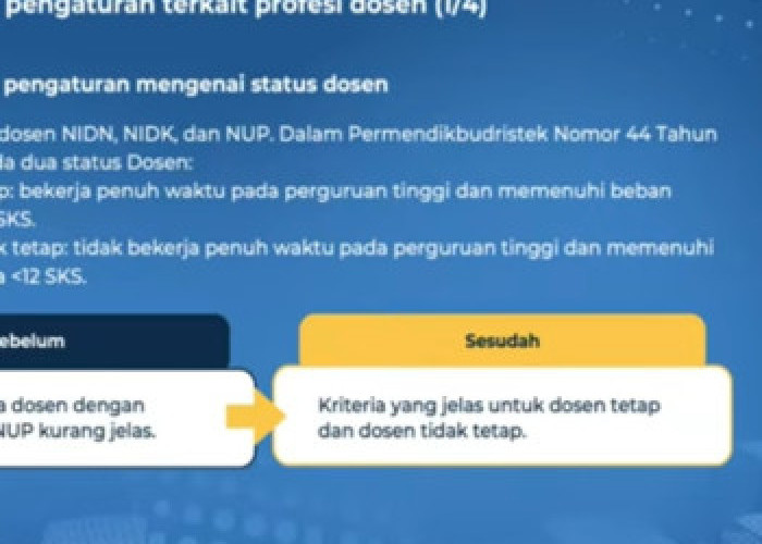 Aturan Baru Status Dosen: Disederhanakan jadi Dua, Dosen Tetap dan Tidak Tetap