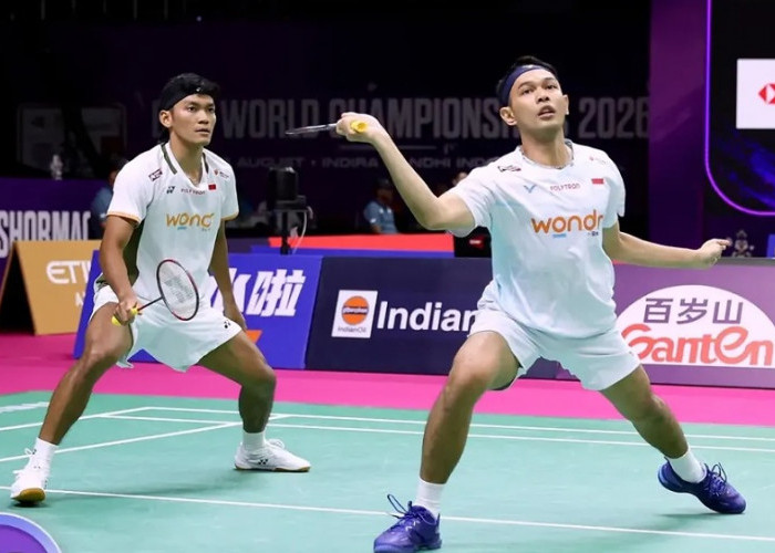 BWF World Championship 2026 Makin Sengit, Fajar/Fikri dan Sabar/Reza Amankan Tiket ke Babak Berikutnya