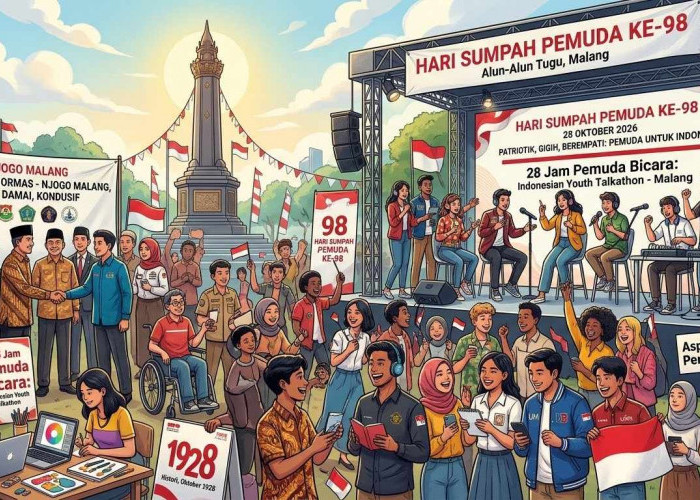 Hari Sumpah Pemuda 2026: 28 Jam Pemuda Bicara di Malang, Ini Sejarah dan Tema Resminya