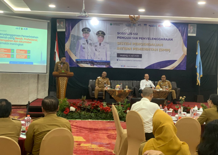 Skor SPIP Pemkot Malang Turun pada 2025, Wali Kota Minta Seluruh OPD Berbenah