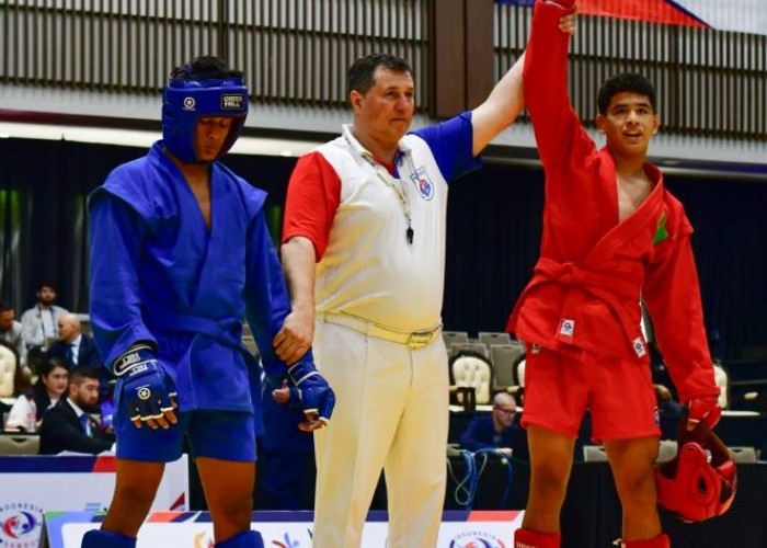 Handezka Vaktorias Persembahkan Medali Perdana untuk Indonesia di Kejuaraan Dunia Sambo Junior 2025