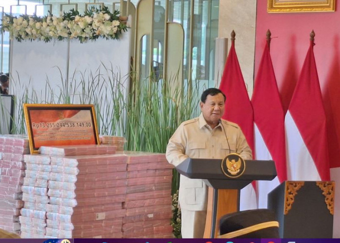 Apresiasi Penyerahan Uang Rp13 T Sitaan Kejagung ke Negara, Pesan Prabowo: Jangan Mengkriminalisasi