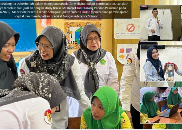 MIN 2 Kota Malang Studi Tiru ke Pasuruan, Siapkan Penguatan Pembelajaran Digital dan Pengawasan AI