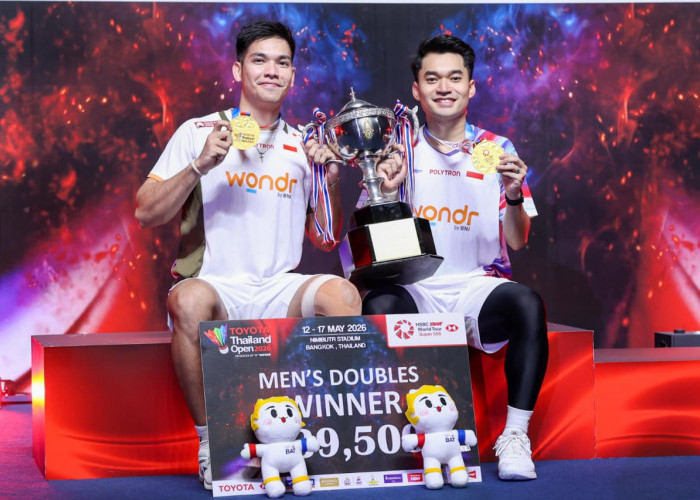 Leo Rolly Carnando/Daniel Marthin Juara Thailand Open 2026, Jadi Kado Duet Lagi setelah Dipisahkan