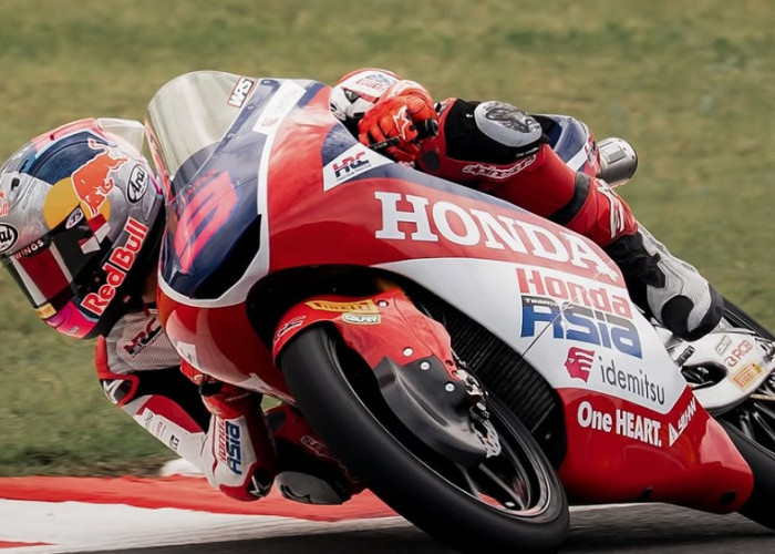 Moto3 Jepang: Veda Ega Pratama Tinggal 5 Poin, Rekor Honda Team Asia di Depan Mata