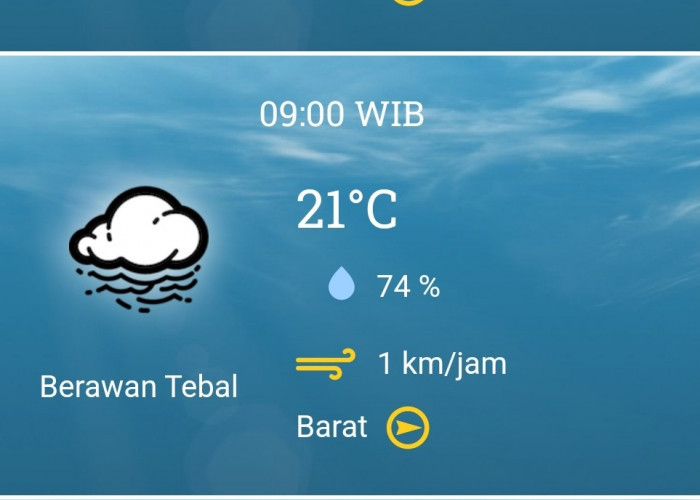 Batu Hari Ini, Diperkirakan Berawan Tebal Mulai Pagi sampai Sore, Suhu Sejuk 