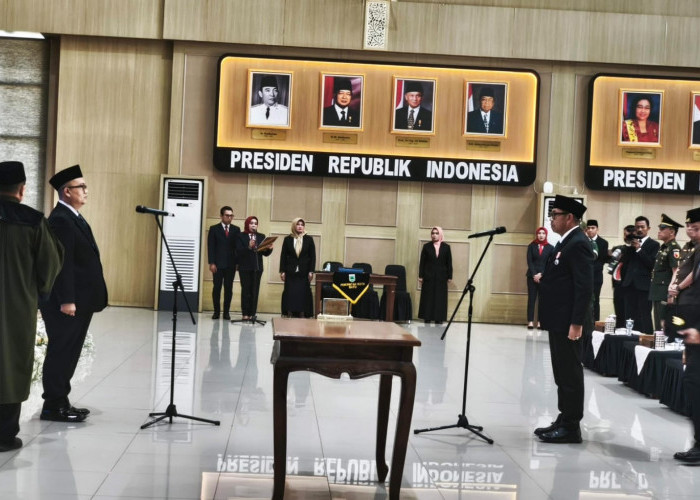 Alfi Nurhidayat Resmi Jabat Sekda Kota Batu