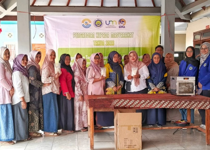 PKK Benjor Tumpang Antusias Belajar Tepung Pisang HMT, Dorong Olahan Pisang Naik Kelas