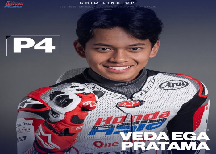 Hasil Kualifikasi Moto3 Brasil 2026: Veda Ega Pratama Nyaris Front Row