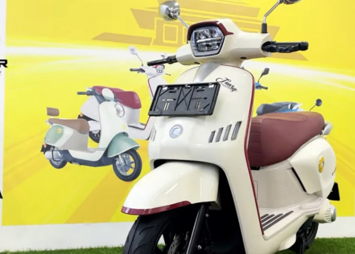 Sunra Future Jadi Sorotan, Motor Listrik Bergaya Klasik Mirip Vespa dengan Jarak Tempuh hingga 85 Km