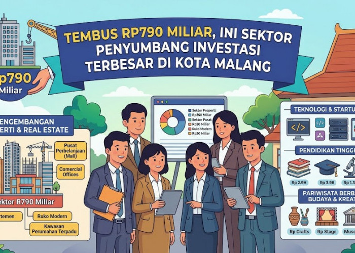 Tembus Rp790 Miliar, Ini Sektor Penyumbang Investasi Terbesar di Kota Malang