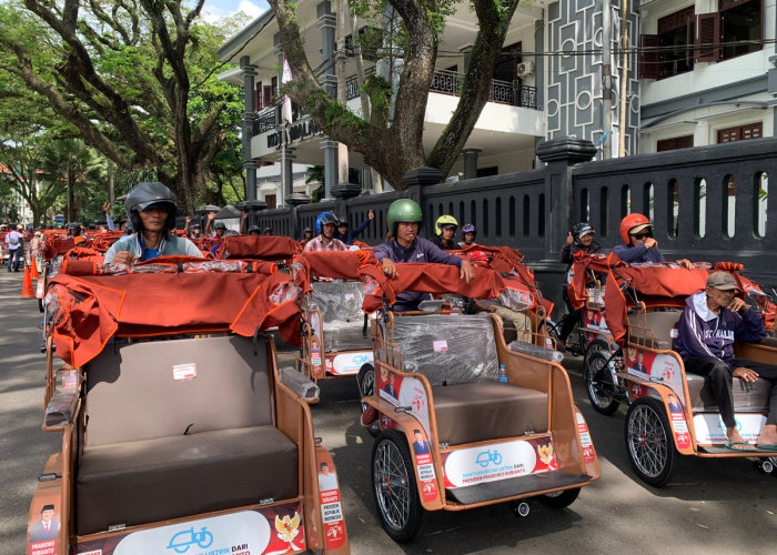 PLN UP3 Malang Perluas Elektrifikasi Transportasi, 200 Becak Listrik Beroperasi di Jalur Wisata Heritage