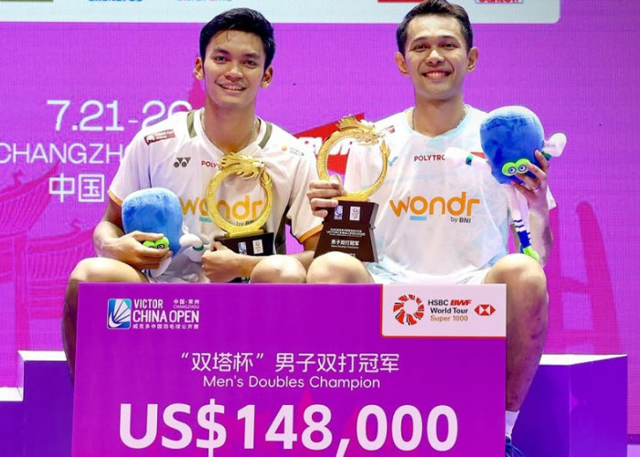 Borong Dua Gelar Super 1000, Fajar/Fikri Kantongi Hadiah Hampir Rp4 Miliar dari Tur Asia Timur