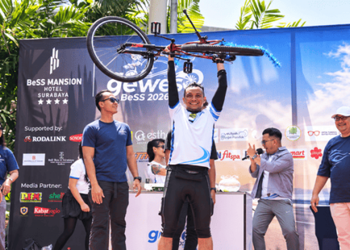 GOWE5 BESS 2026 Meriah, 163 Pesepeda Rayakan HUT ke-5 BeSS Mansion Surabaya