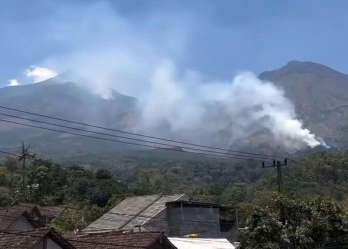 Kebakaran Gunung Arjuno-Welirang Belum Padam, Api Tersebar di Lima Titik