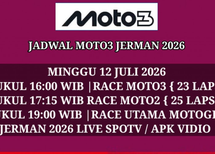 Jadwal Moto3 Jerman 2026 Usai FP2: Maximo Quiles Memimpin, Kualifikasi Jadi Penentu Nasib Pembalap