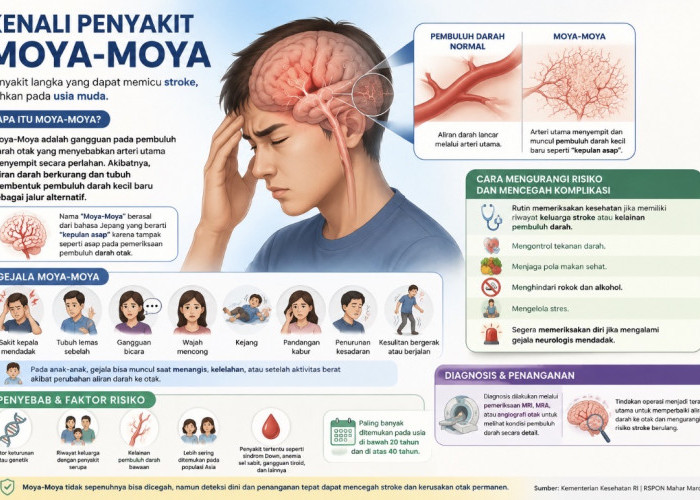 Moya-Moya Bisa Picu Stroke! Kenali Gejala, Penyebab, hingga Cara Mencegah Risikonya