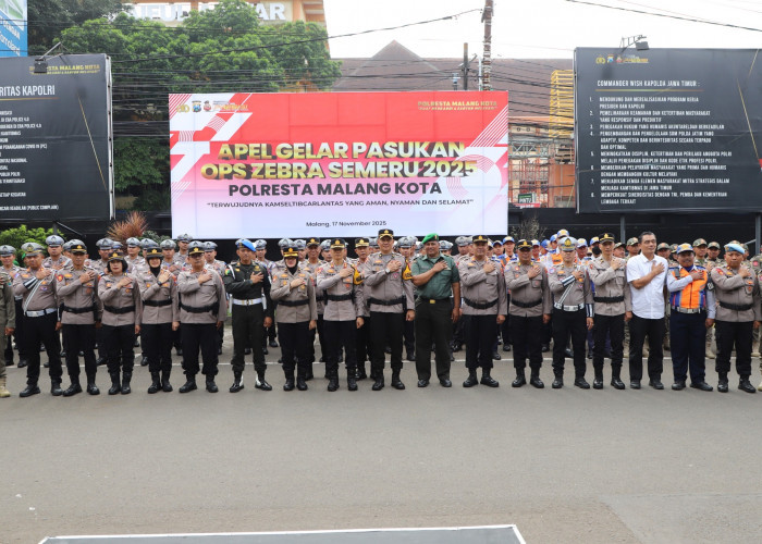 Polresta Malang Kota Kerahkan 150 Personel di Operasi Zebra Semeru 2025