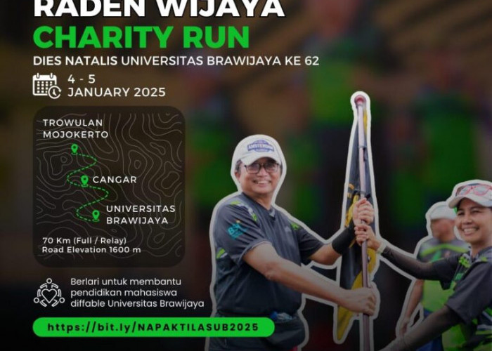 Maraton Napak Tilas Raden Wijaya Diikuti Tiga Profesor UB