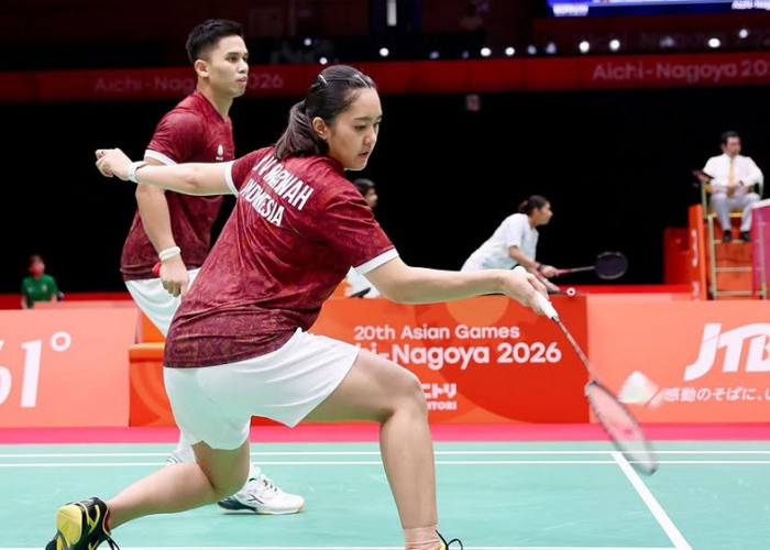 Sempat Kesulitan di Babak Pertama, Amri/Nita Melaju ke 16 Besar Asian Games 2026