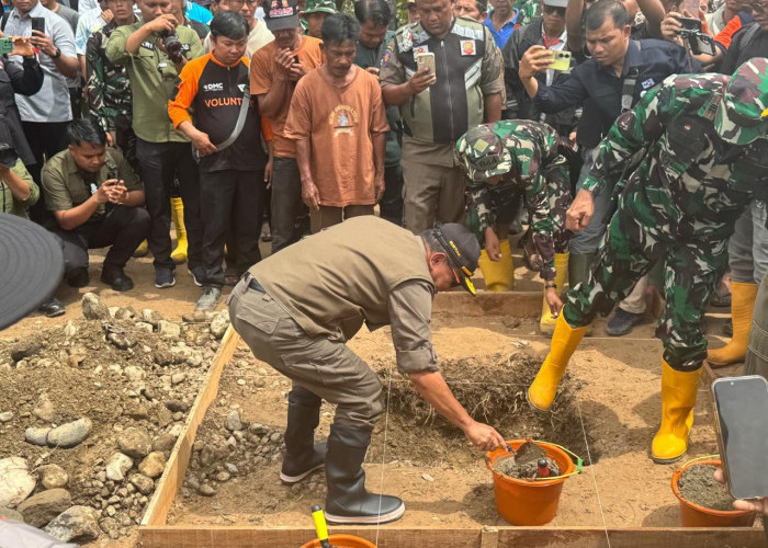 Pemerintah Mulai Bangun Hunian Sementara bagi Warga Terdampak Banjir-Longsor Sumbar
