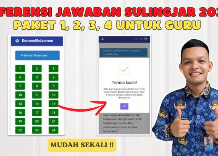 Untuk Bahan Belajar! Kunci Jawaban Sulingjar 2026 Paket C Kepsek dan Guru
