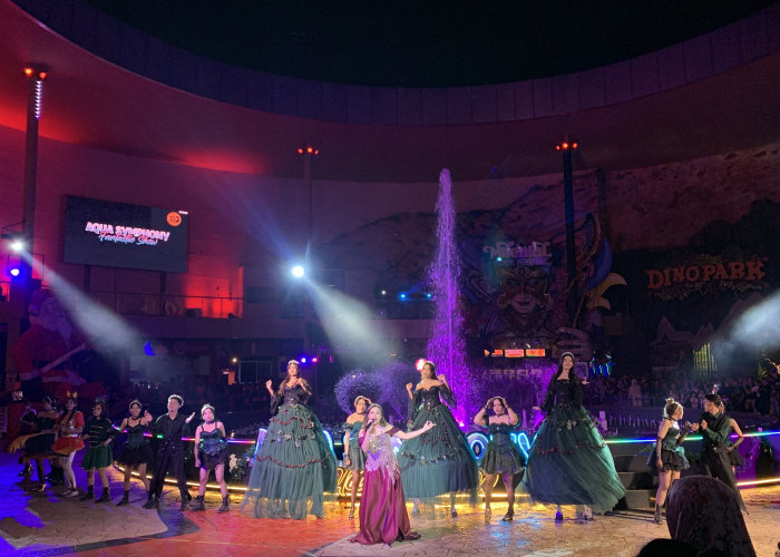 Aqua Symphony Fantastic Show, Pesona Air Mancur Musikal yang Memikat Wisatawan di Jatim Park 3