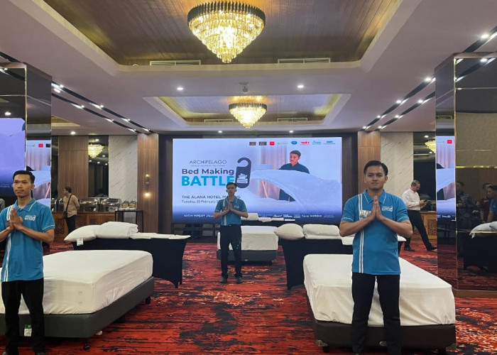 Bed Making Battle, Lomba Merapikan Tempat Tidur yang Seru di The Alana Hotel