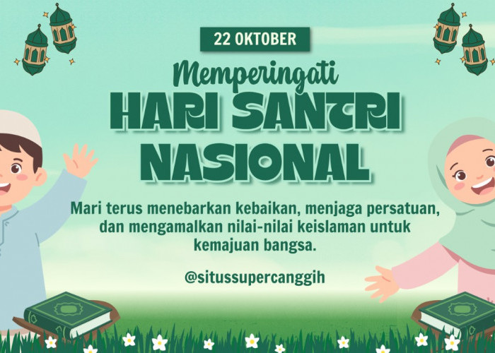 Kartu Ucapan Hari Santri 2026 Gratis, Link Canva dan 35 Ucapan Terbaru