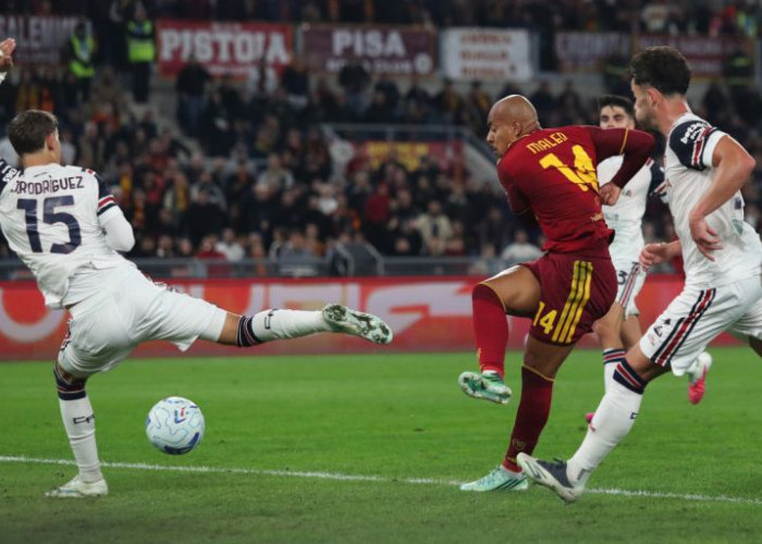 AS Roma vs Cagliari 4-2: Mora dan Malen Hancurkan Harapan Comeback Tim Tamu