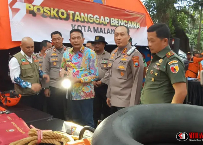 Perkuat Kesiapsiagaan Banjir, Pemkot dan Polresta Malang Resmikan Posko Tanggap Bencana