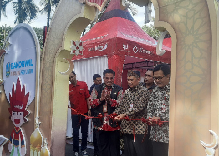 Bazar Murah Ramadan Bakorwil III dan Bank Jatim Malang, Stok Beras dan Sembako Lain Melebihi Cukup 