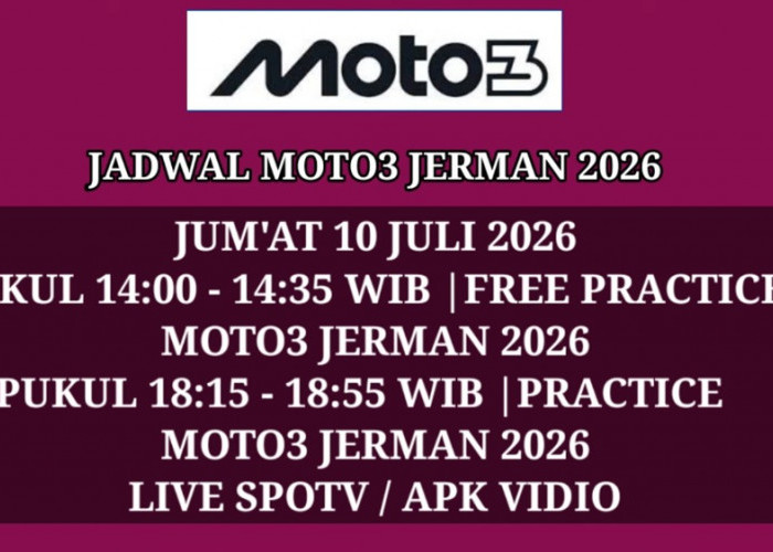 Jadwal Moto3 Jerman 2026 Lengkap: Veda Ega Pratama Siap Bangkit usai Crash di GP Belanda