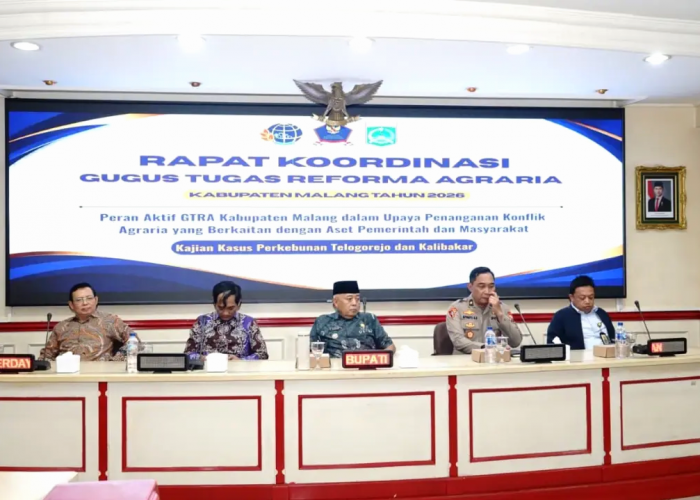 Sanusi Kumpulkan GTRA, Pemkab Malang Percepat Reforma Agraria dan Kepastian Hukum Tanah