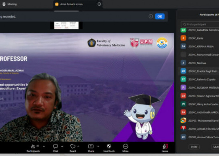 FKH UB Perkuat Kolaborasi Internasional melalui Program Adjunct Professor 2026