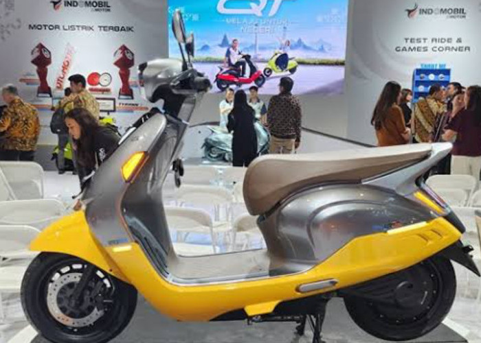 Indomobil eMotor QT Jadi Motor Listrik Rp15 Jutaan Tanpa Sewa Baterai, QT Pro Tembus Jarak 135 Km