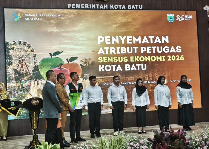 183 Petugas Sensus Ekonomi Kota Batu Resmi Dilepas, Siap Data Ekonomi Warga