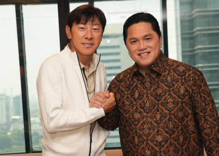  Erick Thohir dan Shin Tae-yong Saling Follow Lagi, Sinyal CLBK di Timnas Indonesia?