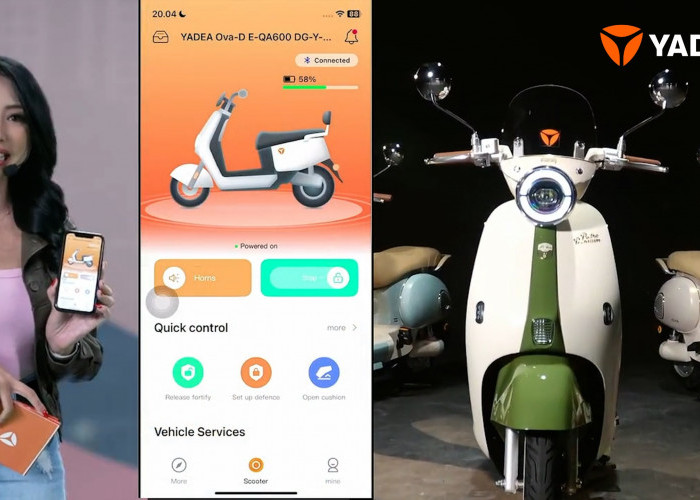 Launching Daring Motor Listrik Yadea OVA Curi Perhatian, Catat 1.960.000  View  